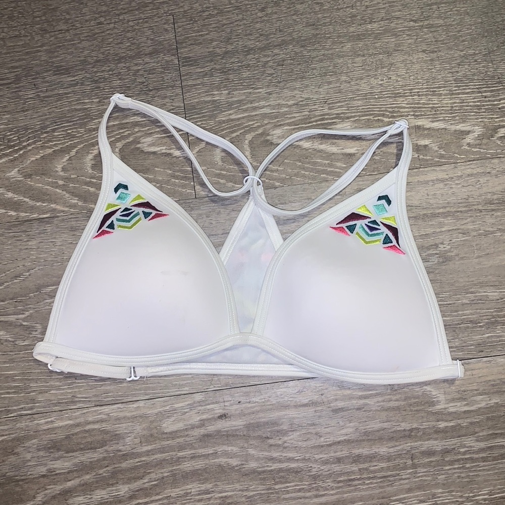 White Victoria Secret PINK swim top
